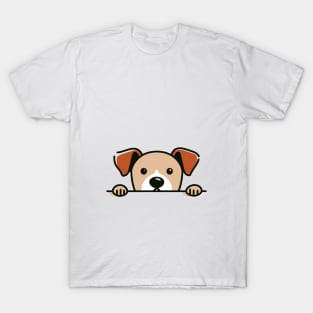 Peeking Dog T-Shirt